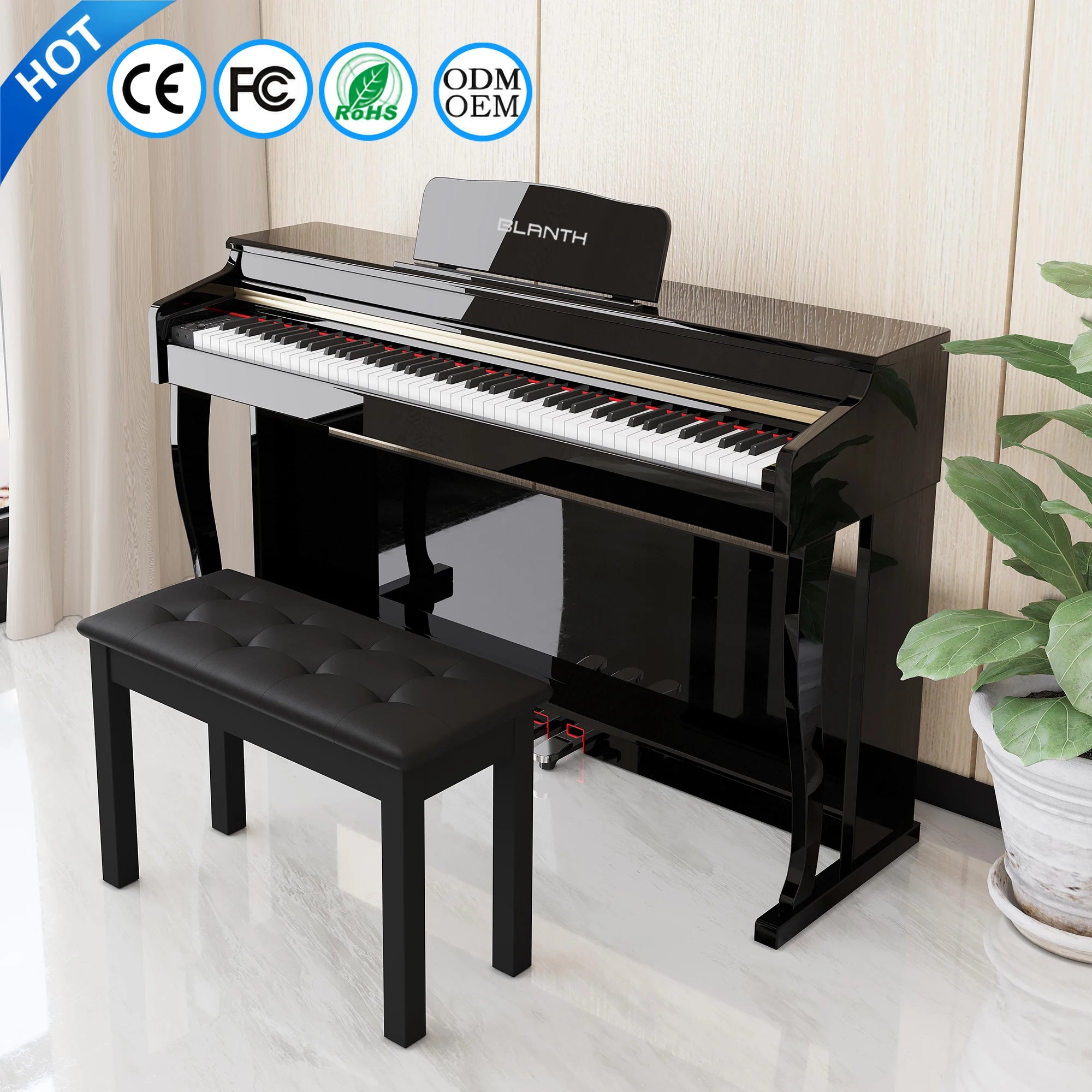 Electric Piano Keyboard Digital Piano Professional Keyboard Instruments Piano for Sale
