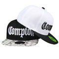 Wholesale Hip Hop Canvas 6 Panel Plain Flat Brim Custom 3D Puff Embroidery Snapback Cap Unisex