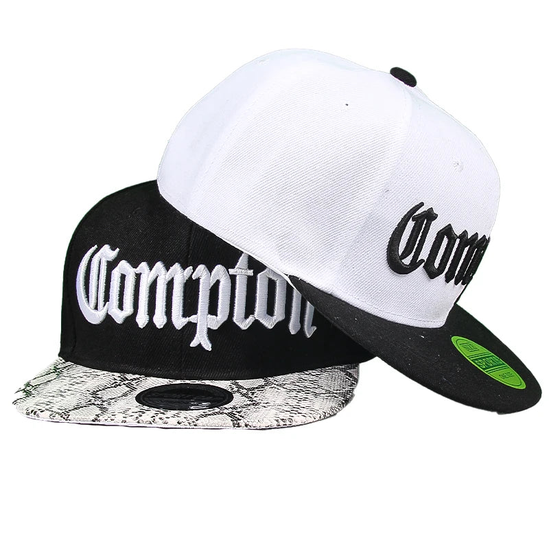 Wholesale Hip Hop Canvas 6 Panel Plain Flat Brim Custom 3D Puff Embroidery Snapback Cap Unisex