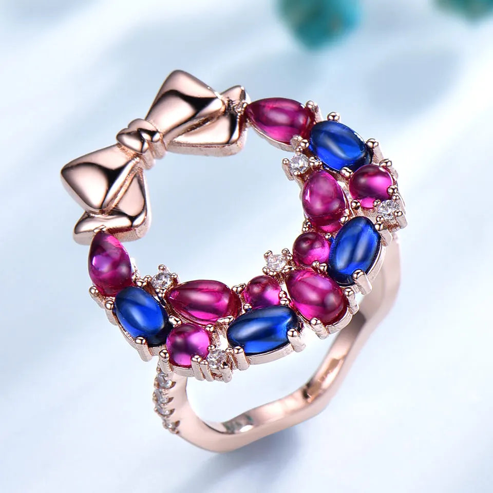 925 Sterling Silver Finger Rings with Brilliant Cut Diamond Colorful Cubic Zircon Stone Unisex Fine Jewelry Anniversary Womens