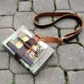 High Quality Outdoor Leather Book Belt Strap Carrier Adjustable Carrying Book Strap Shoulder