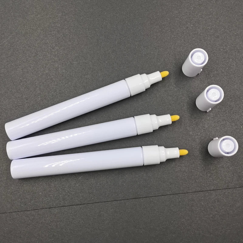 Custom Logo 15mm Aluminum Tube Empty Refillable Paint Marker with Permanent Ink for Writing on Paper