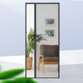 Modern Horizontal Louver Aluminum Alloy Frame Polyester Mesh Mosquito Screen Folding Sliding Door for Window All-Season