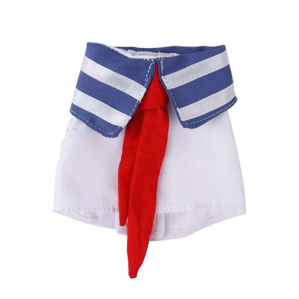 Fun Fashionable Ins Style Bird Dress-Up Clothing Pets Summer Spring Seasons Striped BowTie Suit Parrots Funny Animal