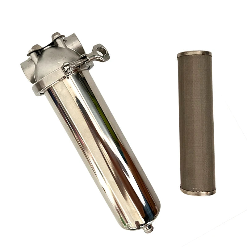 2.5*10Inches Fluid Filtration SS304 Filter Housing Stainless Steel DEF Filter Housings