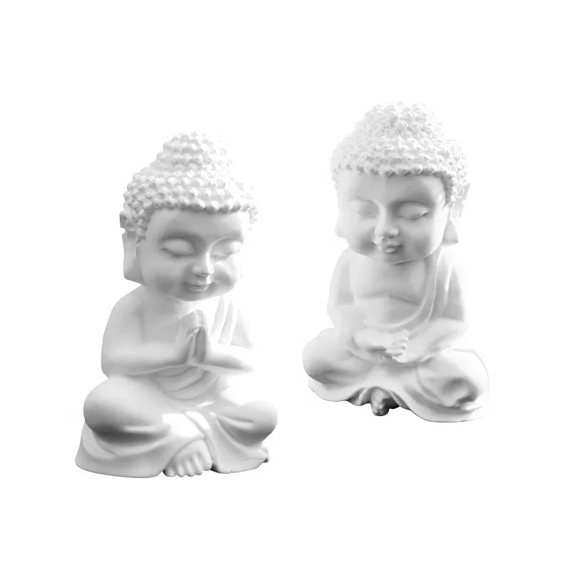 Customized Eco-Friendly Buddha Shaped Air Freshener Fragrance Diffuser Gypsum Car Vent Clip Individual Packaging Optional Scent