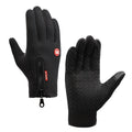 Anti-Slip Full Finger Warm Fleece Lined Gloves Winter Waterproof Gloves