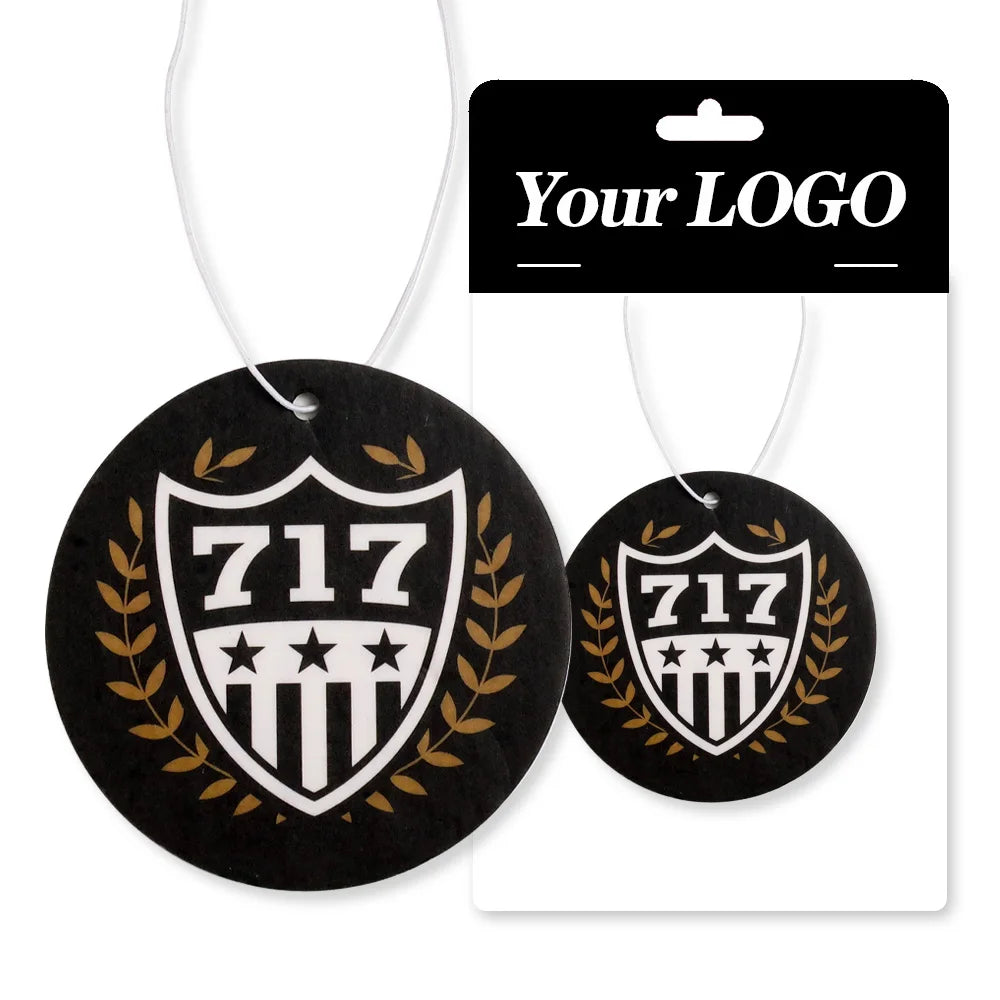 Custom Hanging Car Scent Paper air Freshener Car Vent Custom air Fragrance