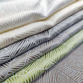 M&Y Luxury Jacquard Blackout Curtain Fabric Roll 100% Polyester 280cm Width Breathable Yarn Dyed Pattern Natural Curtains