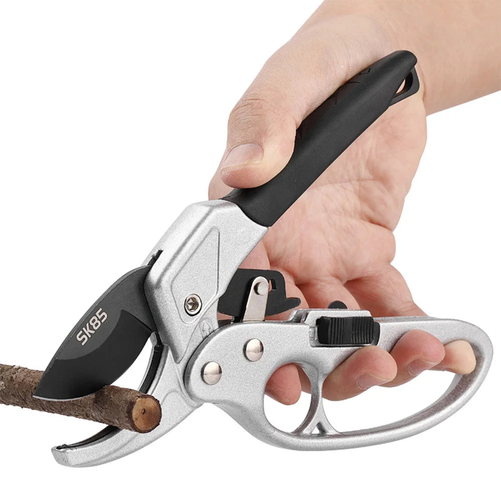 Multi-functional Stainless Steel Pruning Shears SK5 Fruit Tree Garden Scissors Branch Trimming Tool Segmented Pulley Design