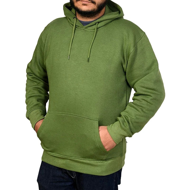 Fitspi Hoodies Men Heavyweight and Durable Fleece Hooded Sweatshirt