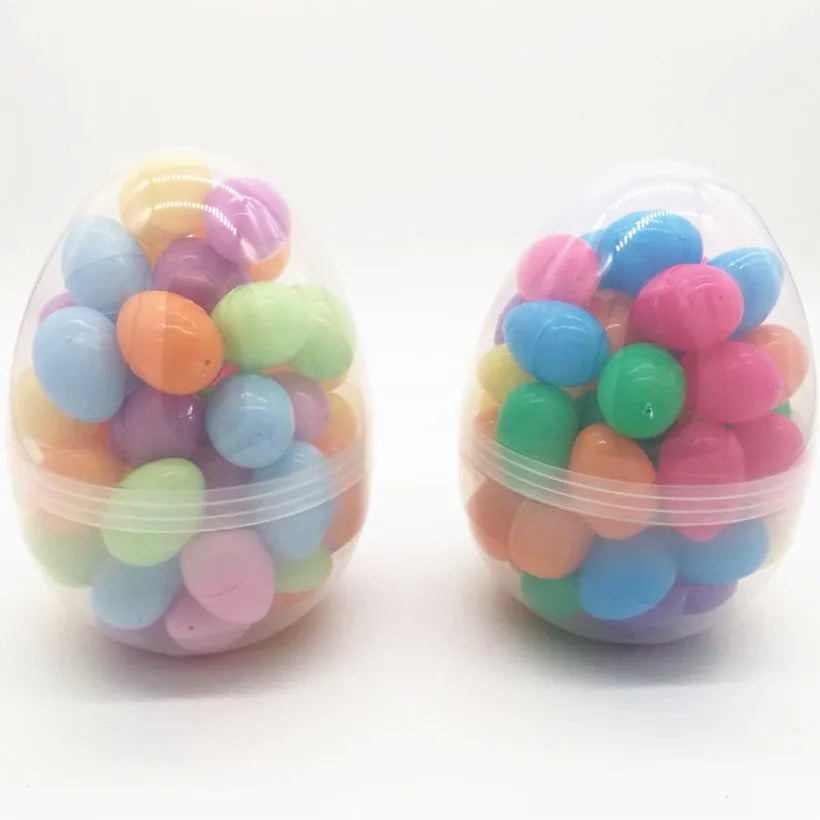10'' OEM Customized Easter Large Jumbo Bright Giant Inflatable Clear Plastic Easter Eggs