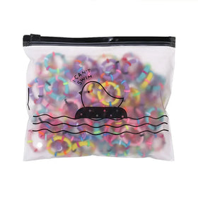 MIO 100pcs/bags Korea Colorful Kids Seamless Hair Ties No Damage Ponytail Holder Hair Rope Elastic Rubber Band for Girls