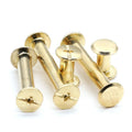 Copper Plated Binding Nail Mother Rivet Album Docking Lock Screw Account Book Nail Pin 5-100mm