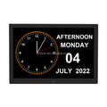 2023 Shenzhen Factory's Hot Selling Large 15 Inch LED Digital Desk Clock Electronic Day Date Dementia Calendar for Alzheimer