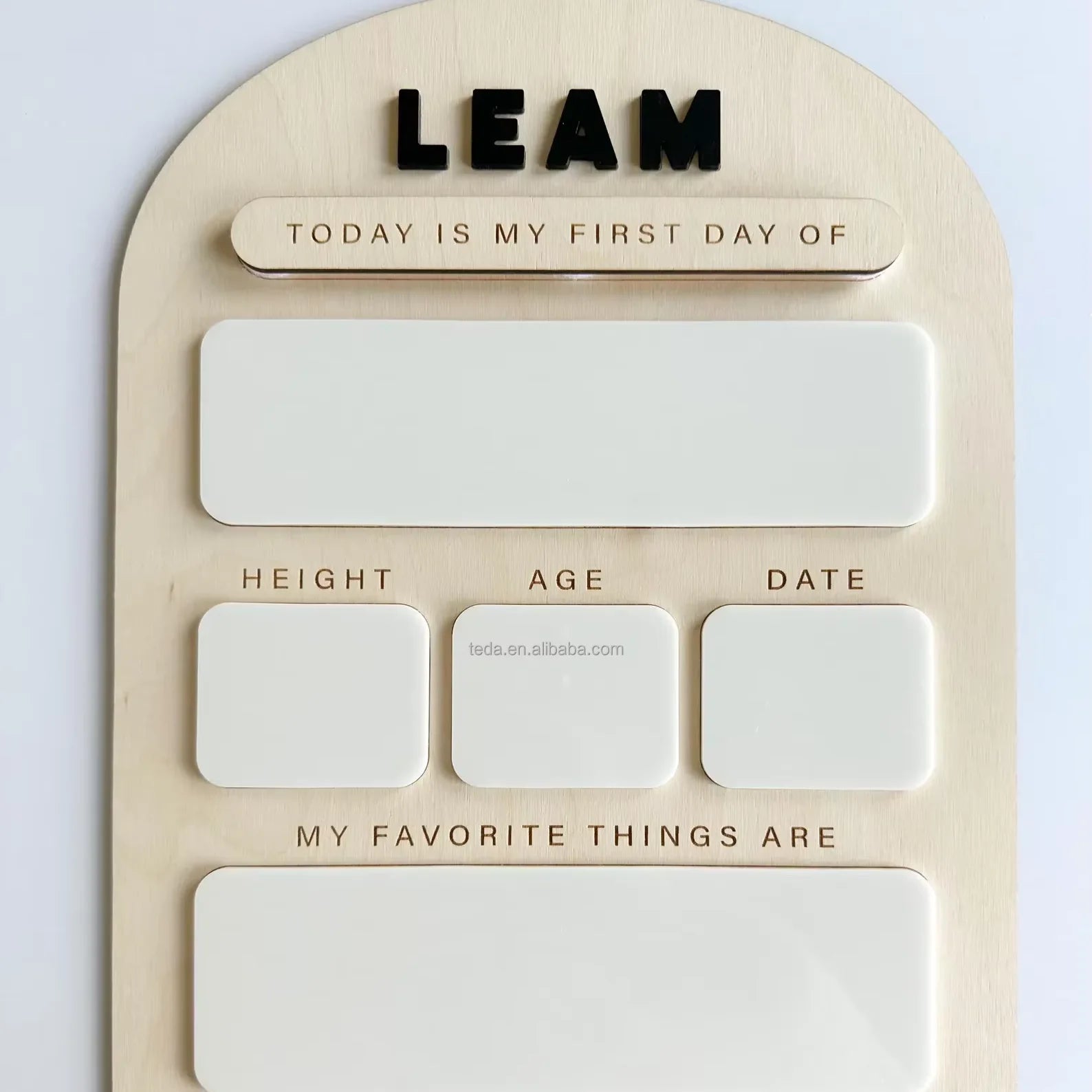 Customized First and Last Day School Sign School Wooden Sign wood Gift for Kids Back to School Sign