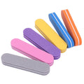 Mini Sponge Nail File 100/180 Colorful Nail Buffer Block Double Sided Sandpaper Pedicure Manicure Grinding Nail Art Files