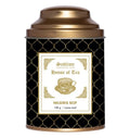 Custom New Design Unique Large Airtight Metal Tea Containers Empty Large Round Tea Packaging Tin Box with Lid for Tea