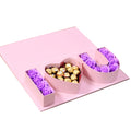 Wholesale Romantic Valentine's Day Packaging I Love You Flower Packaging Luxury Heart Shaped Gift Box for Valentine Box