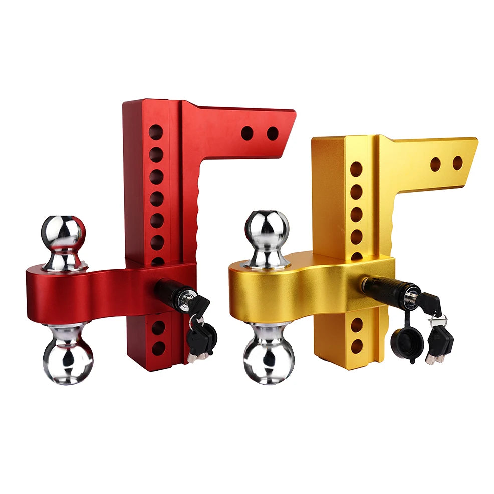 Universal Adjustable Retractable Trailer Tow Hitch 2 Inch Off Road Truck Car Aluminum Trailer Hitch Lock for Tractor