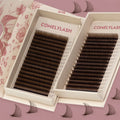 COMELYLASH Volumen Ellipse Flat Lash Classic Lashes Flat Ellipse .20 J Curl Matte Cashmere Flat Lash Extension Wholesale