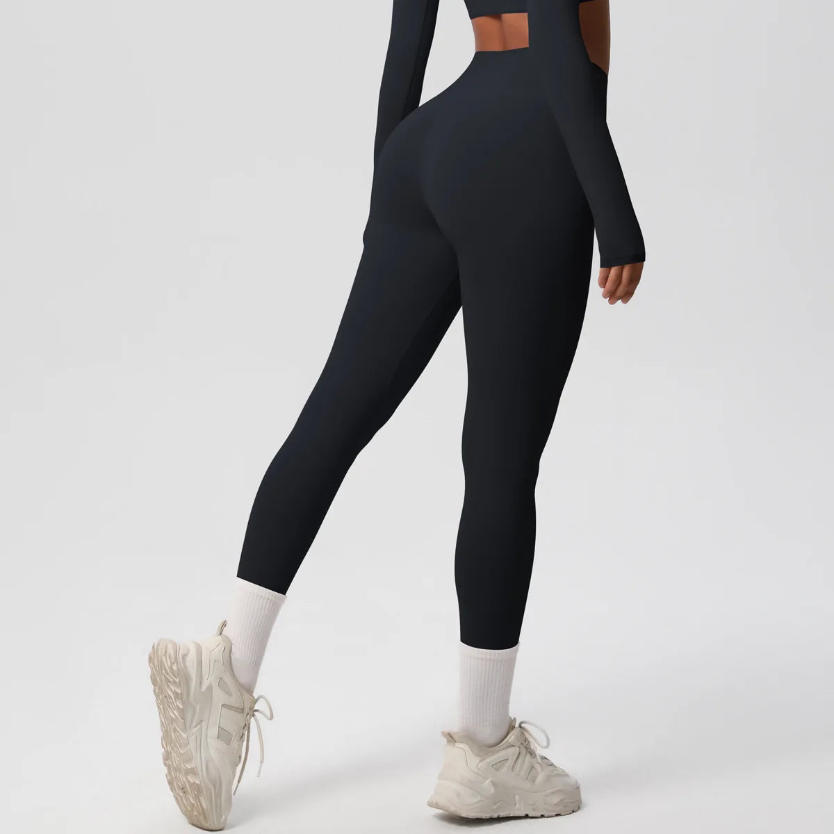 Custom High Waist Tummy Control Gym Leggings Outdoor Fitness Pant with Scrunch Butt Lift Yoga Print Sports Workout Leggings