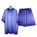 TT Streetwear Summer Custom Mens Short Set High Quality T-Shirt and Shorts Plus Size Men's T-shirts Sets