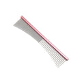 Baoli OEM Professional Pet Cat Crescent Grooming Comb Reverse Moon Comb Fine Teeth Dog Face Hair Care Arch Cat Pet Comb