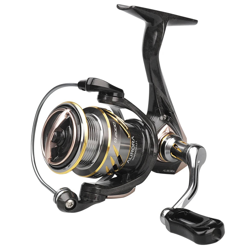 Vikinger Fishing Spinning Reel 5.2:1 Ratio Super Light Weight Spinning Reel Japanese Toray Carbon Fiber Reel Seat Spinning