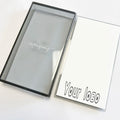 Custom logo Black pink clear Colors Acrylic Lash Tile with Cover Eyelash Extensions Organizer Storage Box Lash Tile with Cover