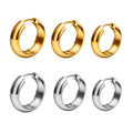 ASTM F136 Titanium Earrings Hoop Huggie Septum Clicker Nose Ring 16G Cartilage Helix Tragus Ear Lobe Body Piercing Jewelry