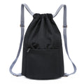 Fashionable Large Capacity New Outdoor Sports Drawstring Backpack Waterproof Basketball Travel Bag Polyester Lining Solid