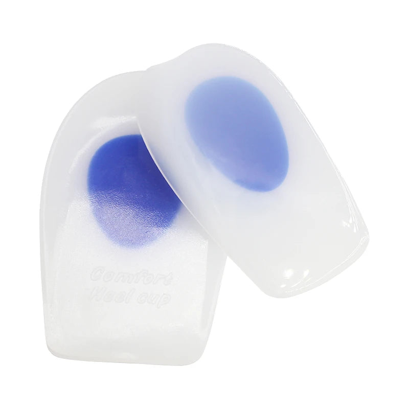 Gel Heel Cups for Heel Pain Relief Plantar Fasciitis  Inserts Heel Cushion Pad Silicone Cushion Inserts Heel Pads