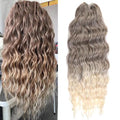 Anna Hair Synthetic Loose Deep Wave Braiding Hair Extensions Manasi Water Wave Braid Hair Ombre Blonde Twist Crochet Curly