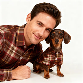 Popular Summer Style Plaid Pattern Customize Pet Shirt Clothes Cotton Fabric Comfortable Dog Shirt