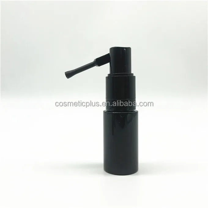 35ml Plastic Cosmetic Small Clear Empty Talcum Powder Spray Bottle Atomizer with Long Nozzle
