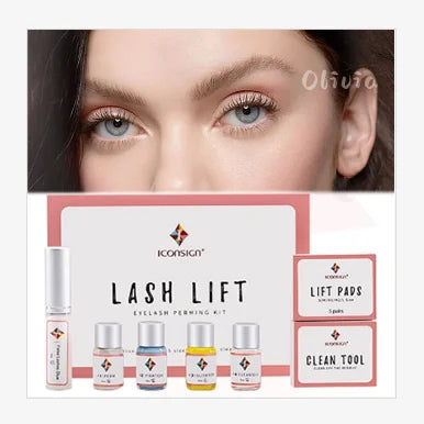 Private Label Korea Iconsign Pestaas Lash Lifting Kit Eyelash Perming Lamination Kit with Tools