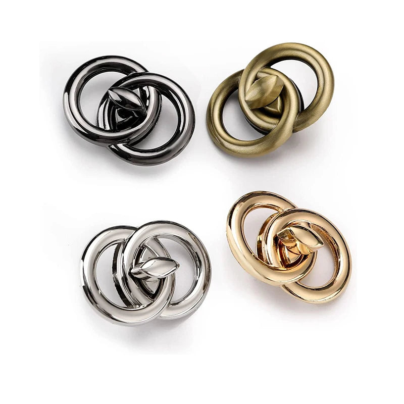 Wholesale High-end Luggage Multiple Purse Twist Locks for Bags Making Accessories