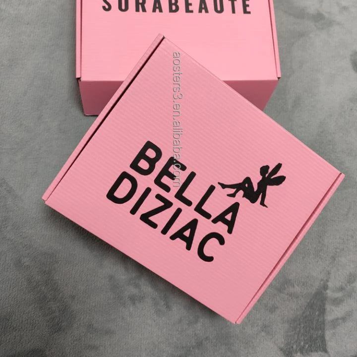 Custom Printed Shipping Box Foldable Cardboard  Packaging Two Tuck End Box Corrugated Aircraft Box