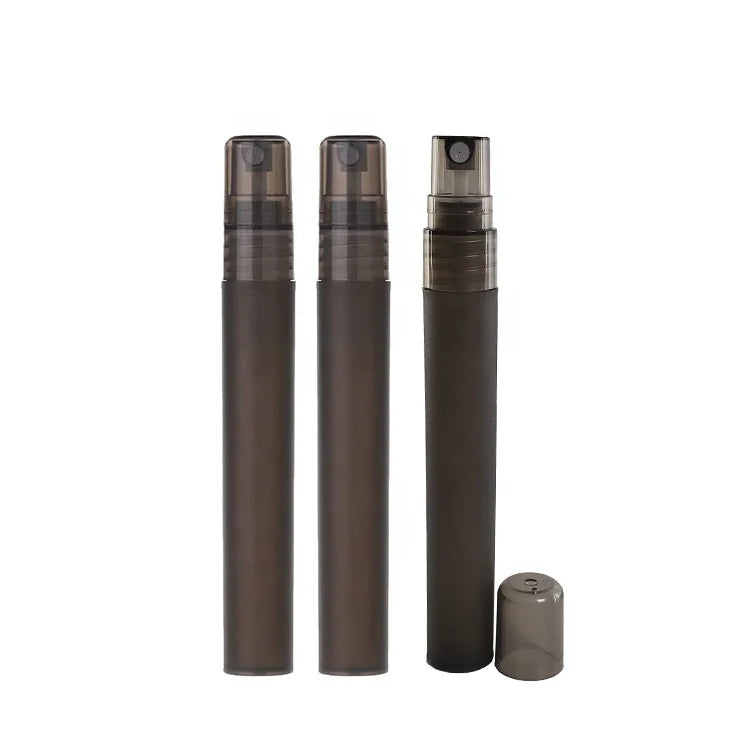 10ml Fine Mist Empty Black Perfume Atomizer Sprayer Mini Perfume Plastic Spray Bottle