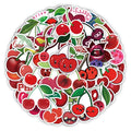 50pcs Hot Cartoon Cherry Fruit Graffiti Stickers Packs for Motorcycle Suitcase Guitar Notebook Wholesale Pvc