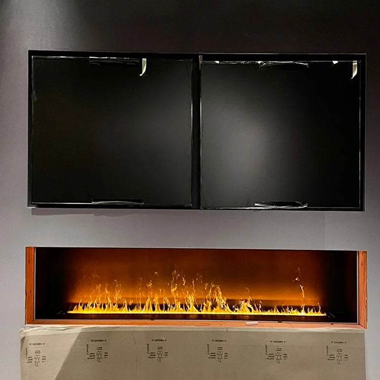 Custom Antomizing Modern Electric 3D Vapor Steam Mist Insert Fireplace Clean Water Remote Control for Living Room Application