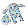 JJYM-HLYL Eco Friendly Swimwear Boy's Fashion Cartoon Print Two Piece Swimsuit Children's Beachwear