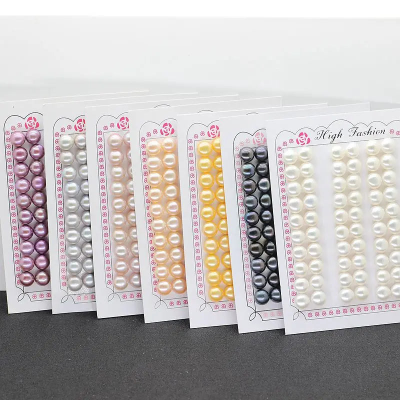 Freshwater Pearl Stud Earring 3A Button Pearls Gold 925 Silver Silver Jewelry 925 Sterling 4a Natural Fresh Water Pearl Earrings