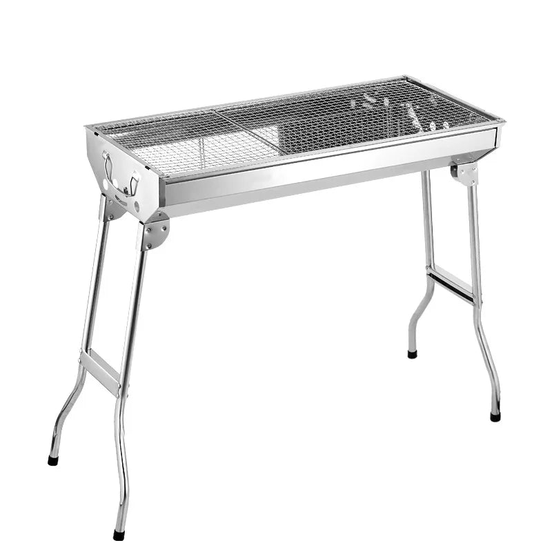 SIUHAAU Durable Outdoor Collapsible Foldable Charcoal Stainless Steel BBQ Grill