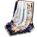 New Style Large 90*90  Silk Scarf for Women Custom Printed Muslim  Shawl Hijab Winter Wholesale Other Scarves