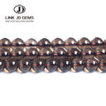 JD Unique Design Fashion Jewelry Accessories Natural Smoky Quartz 4-12mm Round Beads Jewelry Making No Treatments