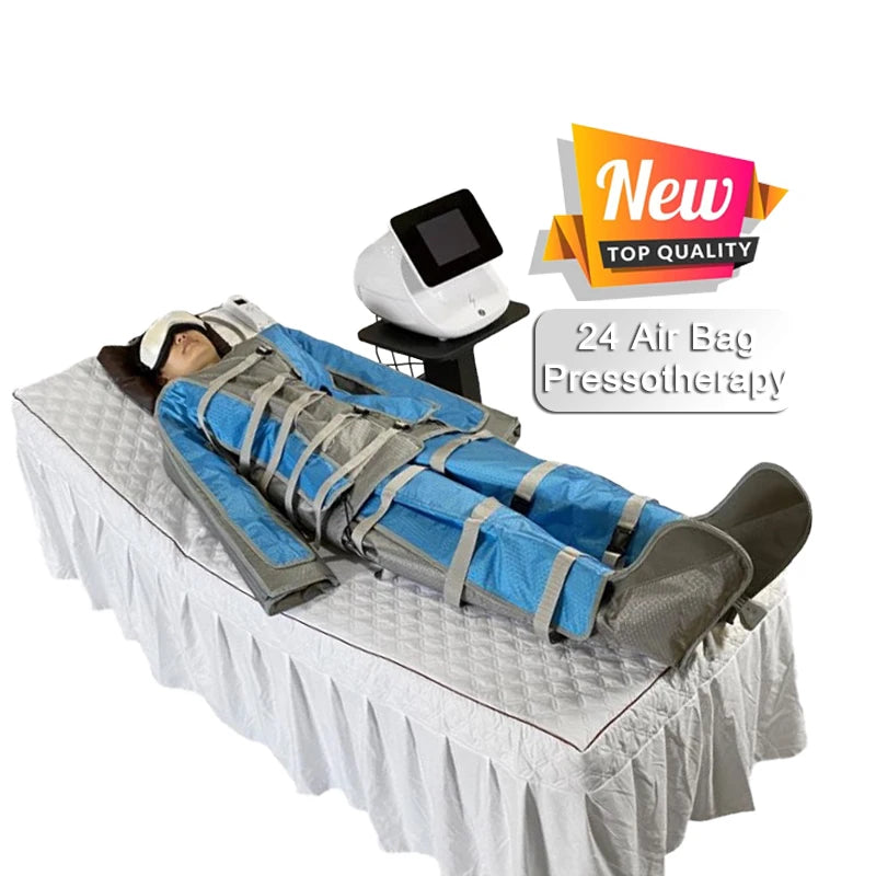 Presoterapia Profesional Pressotherapy 24 Airbag Pressure Lymph Drainage Pressotherapy Body Slimming Machine