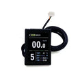 Ebike 24v/36v/48v Intelligent Black Display KT LCD8S Control Panel SM Plug Electric Bike Parts for KT Controller