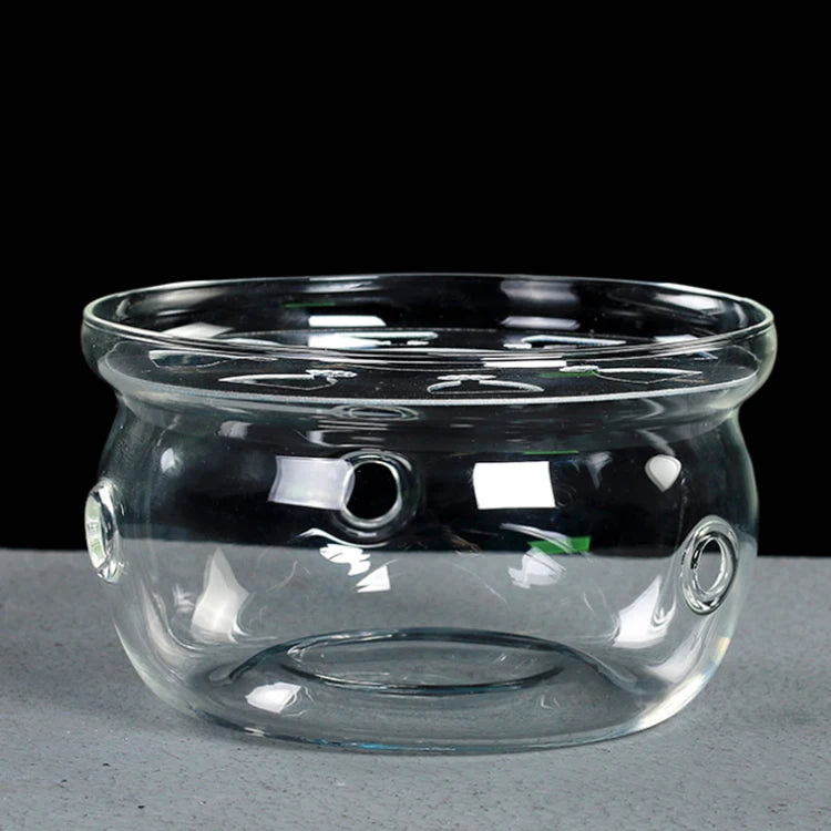 High Borosilicate Glass Teapot Warmer Eco Friendly Modern Tea Pot Stand Candle Heated Base for Home Cafe MegaBDM